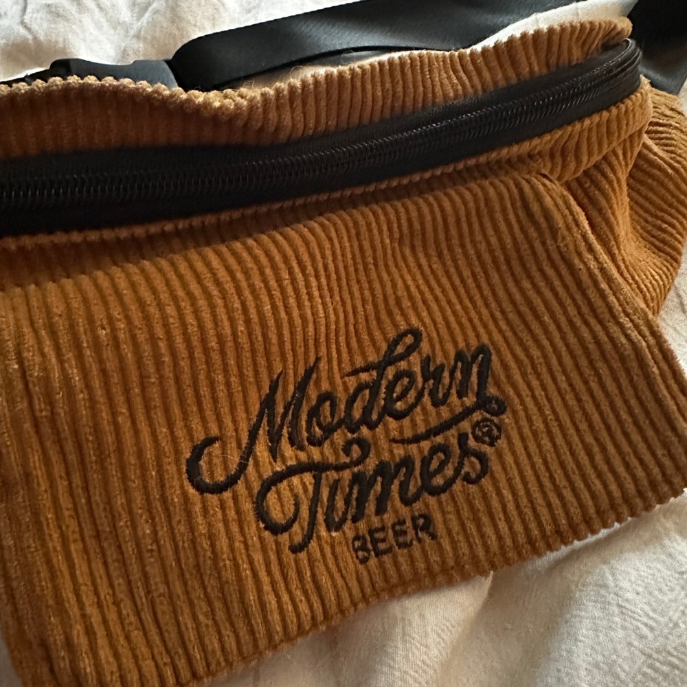 Modern Times Beer Tan Corduroy Fanny Pack